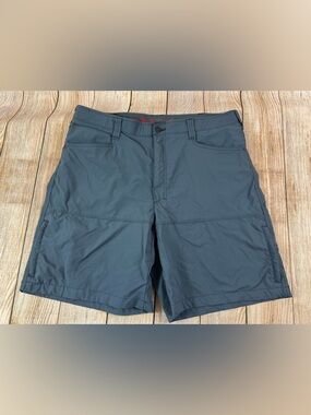 Wrangler Men's Gray Cargo Shorts Size 38 Nylon Flat Front NW990GL